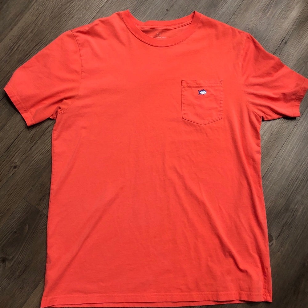 Orange southern tide T-shirt size large
